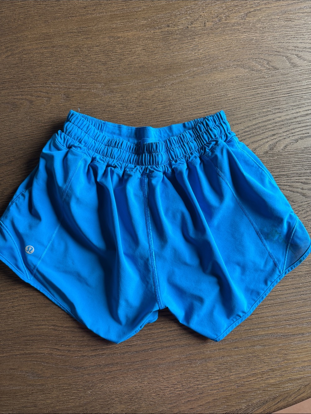 lululemon athletica Electric Blue Women's Running Shorts - Hotty Hot low rise